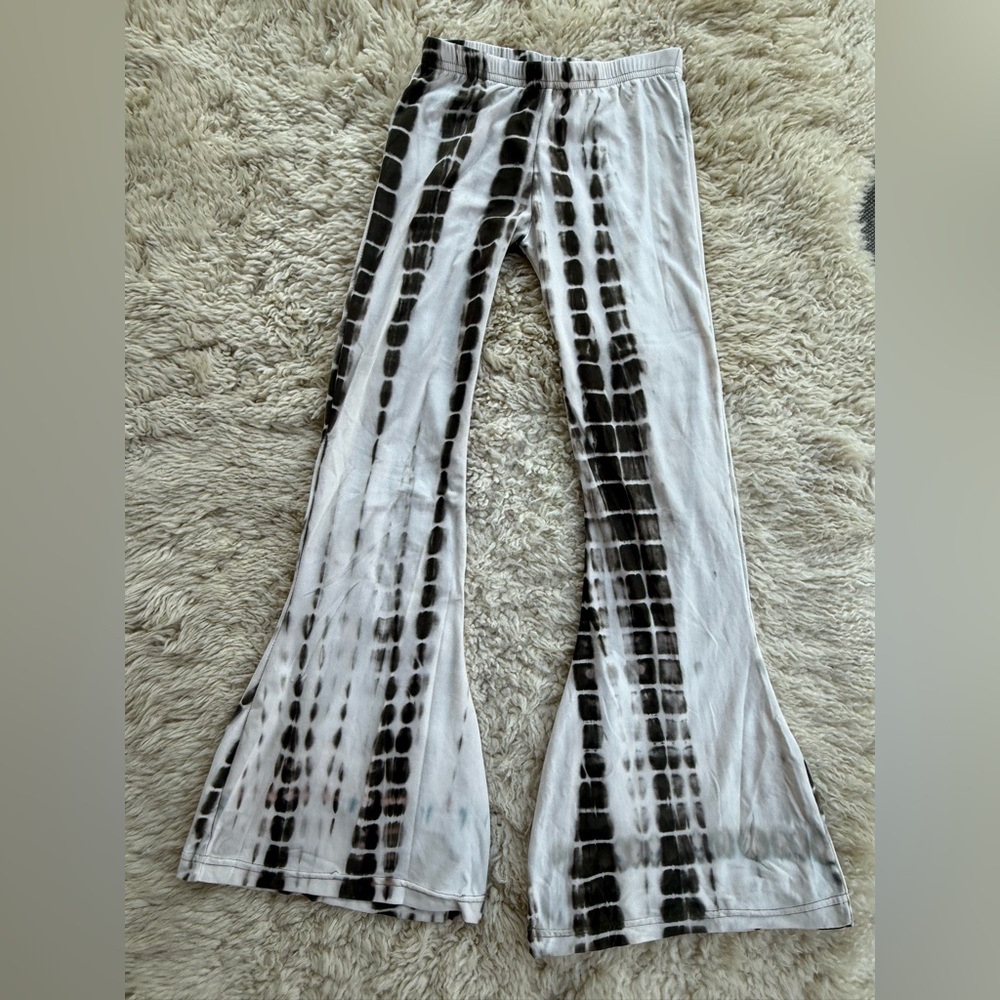 Girls Little Baberham Tie-Dye Flare Pants